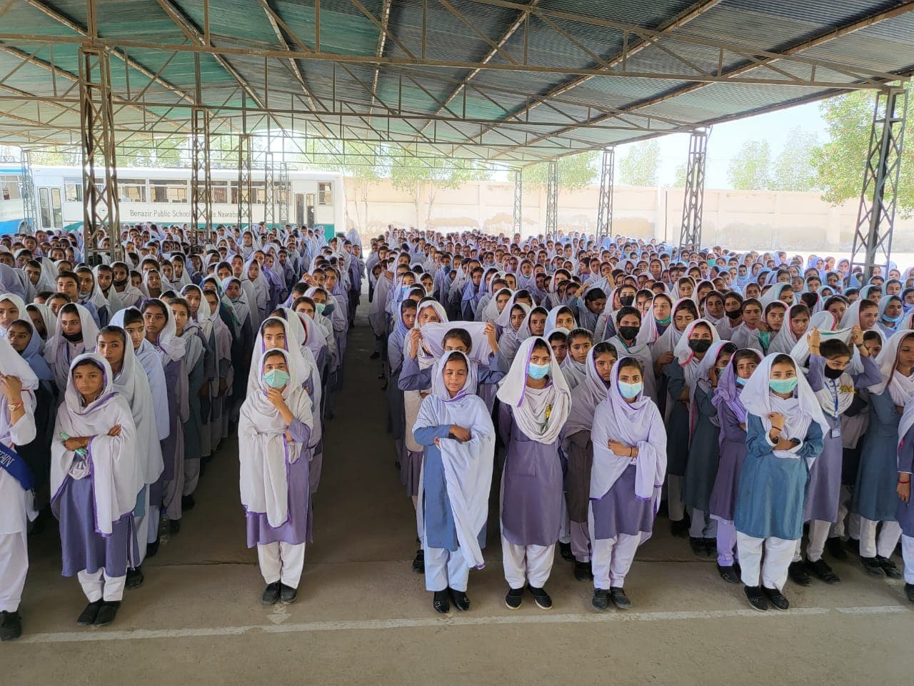 Children at an Al-Kitab school
